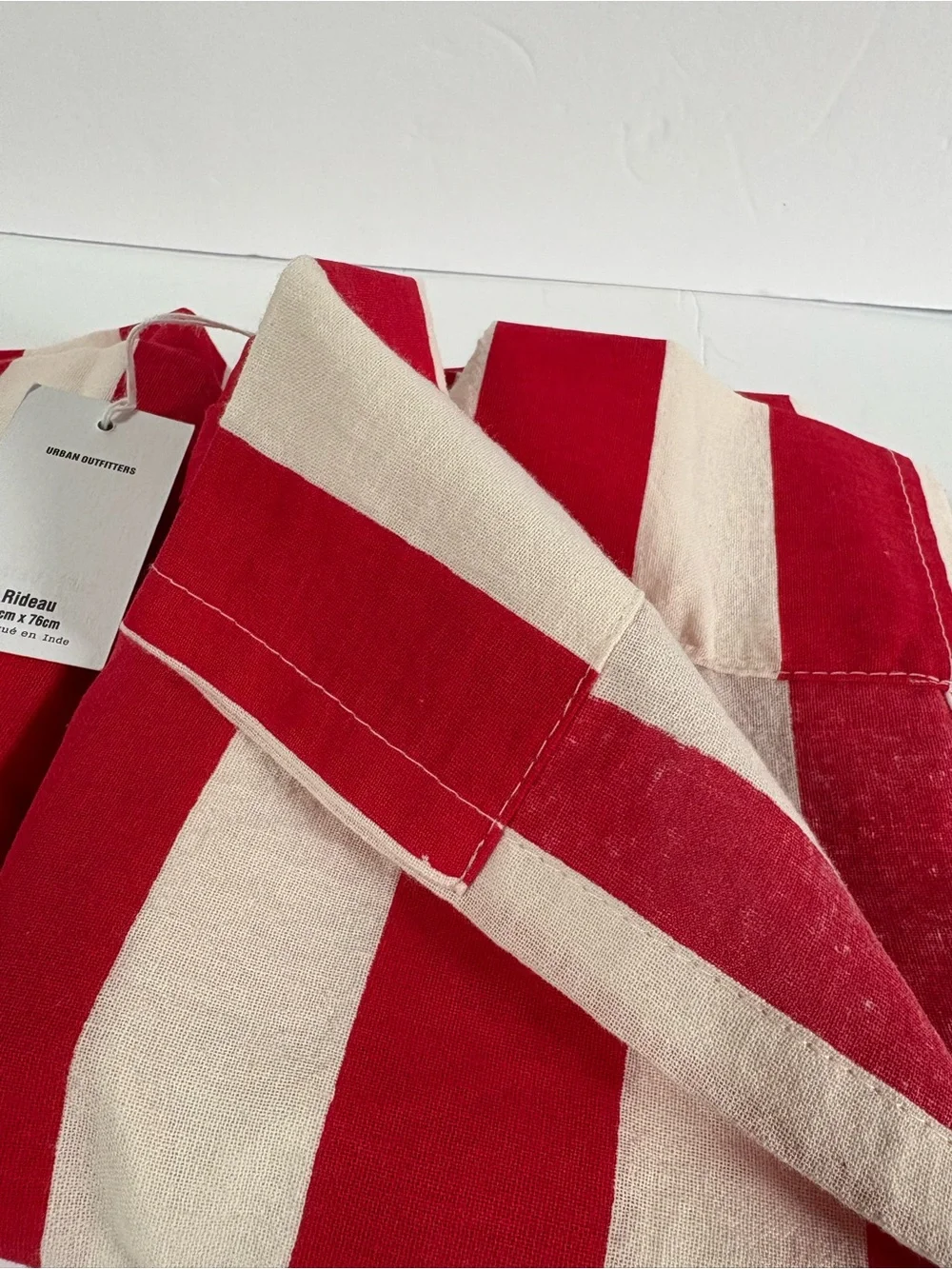 NWT Urban Outfitters Striped Patterned Café Curtain Set